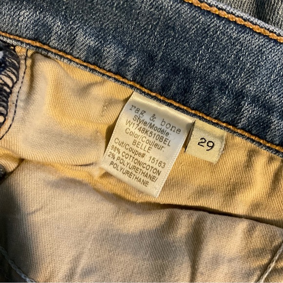 Rag & Bone Stove Pipe Jeans 29 - Picture 5 of 6